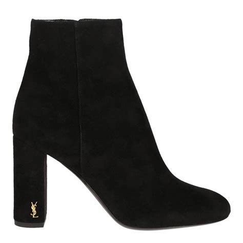 ysl gold booties|YSL suede boots.